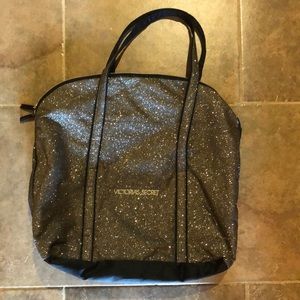 *new without tags* Huge gold glitter tote
